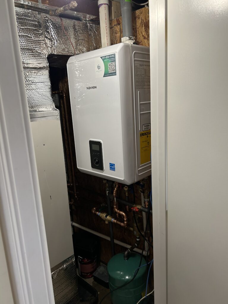 Navien Boiler Maintenance & Descaling in Hingham, MA project photo