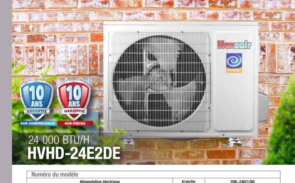 HAXXAIR HVHDZ-24V2D product image
