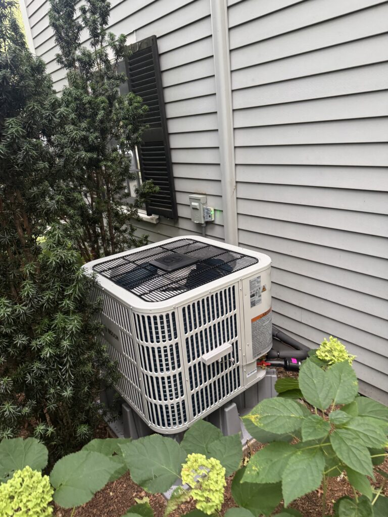Two Bosch Heat Pump Systems Installation With Unico High Velocity System in Wellesley, MA project photo