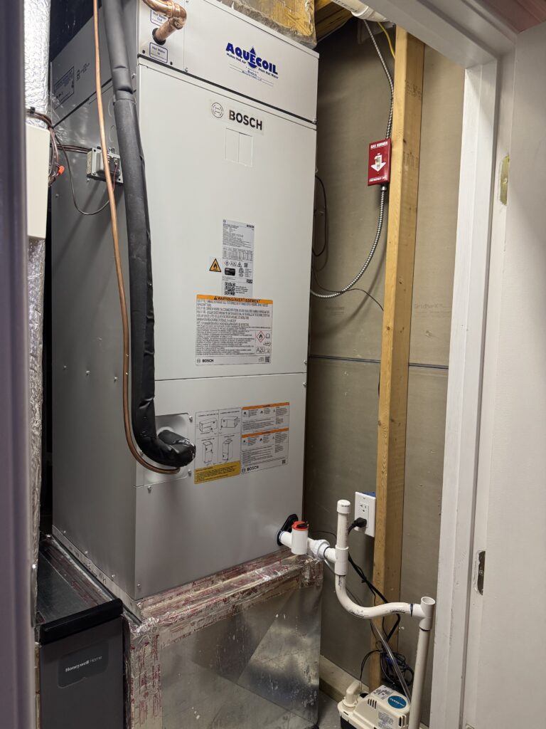 Bosch Heat Pump Installation in Needham, MA project photo