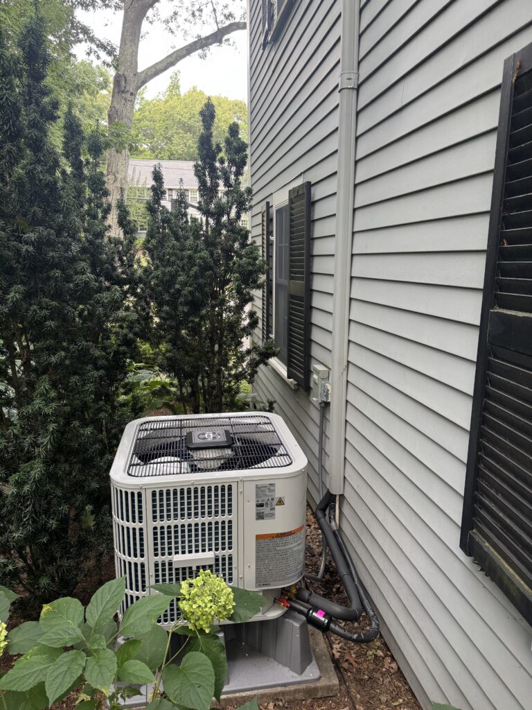 Two Bosch Heat Pump Systems Installation With Unico High Velocity System in Wellesley, MA project photo