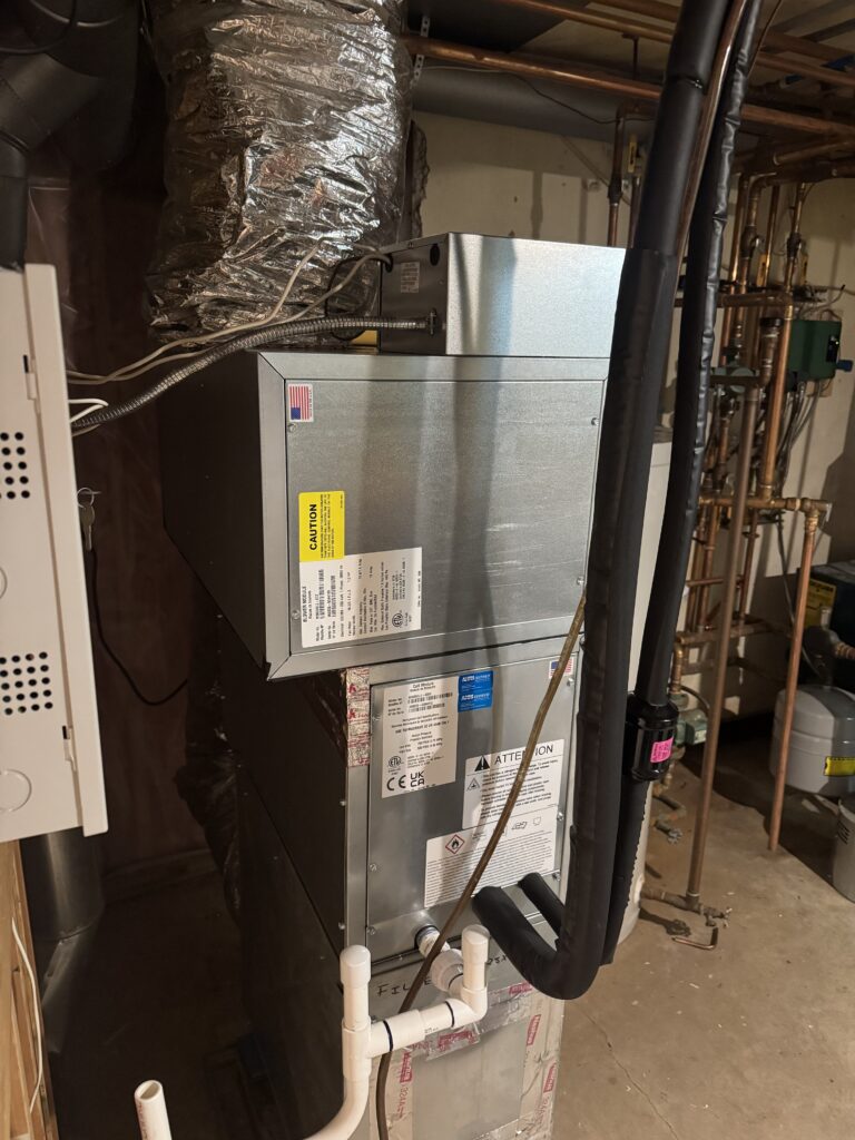 Two Bosch Heat Pump Systems Installation With Unico High Velocity System in Wellesley, MA project photo