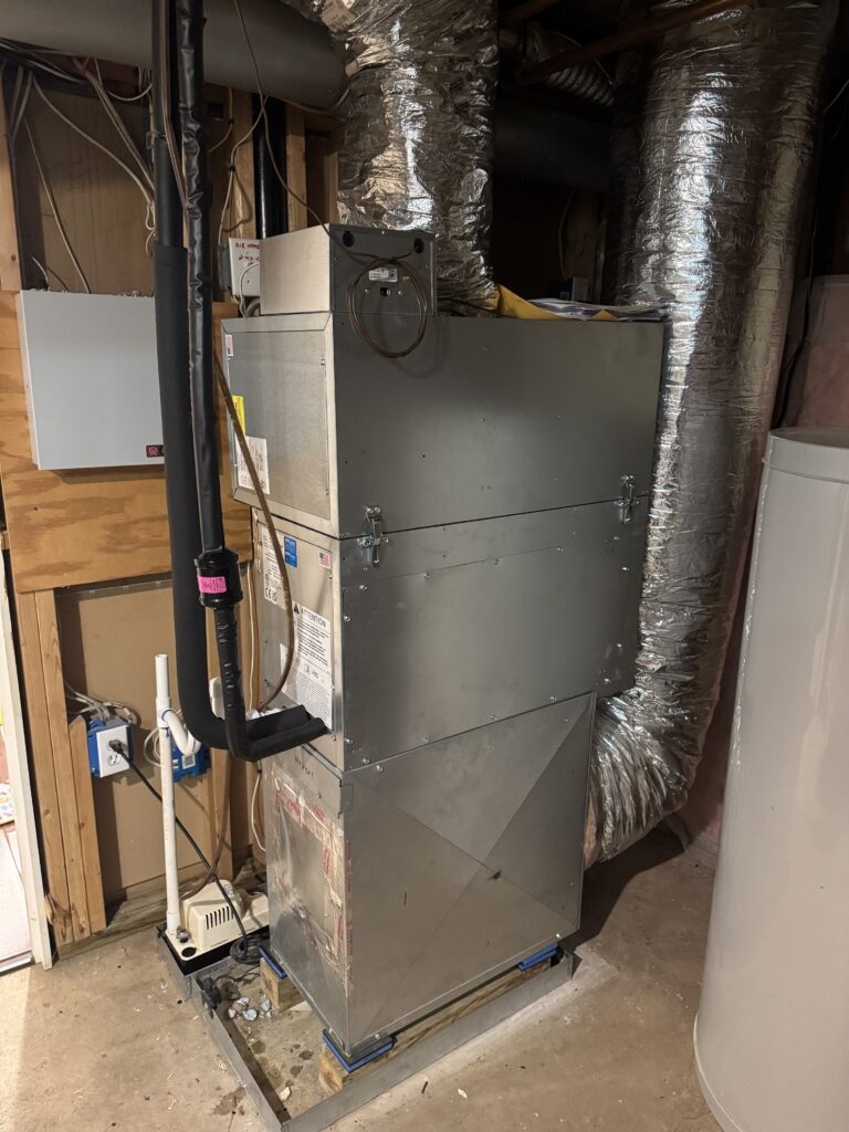Two Bosch Heat Pump Systems Installation With Unico High Velocity System in Wellesley, MA project photo