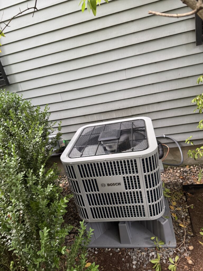 Two Bosch Heat Pump Systems Installation With Unico High Velocity System in Wellesley, MA project photo