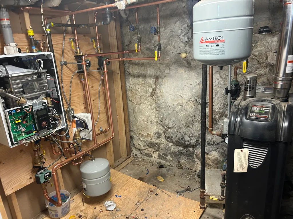 Navien Boiler Installation in Brookline, MA project photo 2